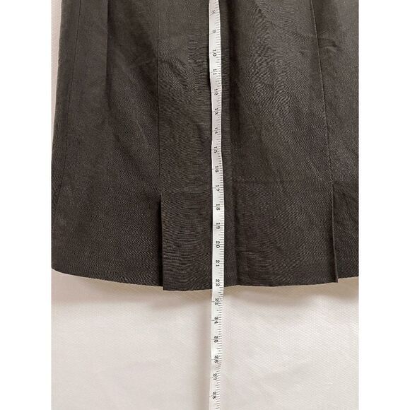 Linda Allard Ellen Tracy Womens Lined Straight Pencil Skirt Brown Size 2 - Picture 4 of 6